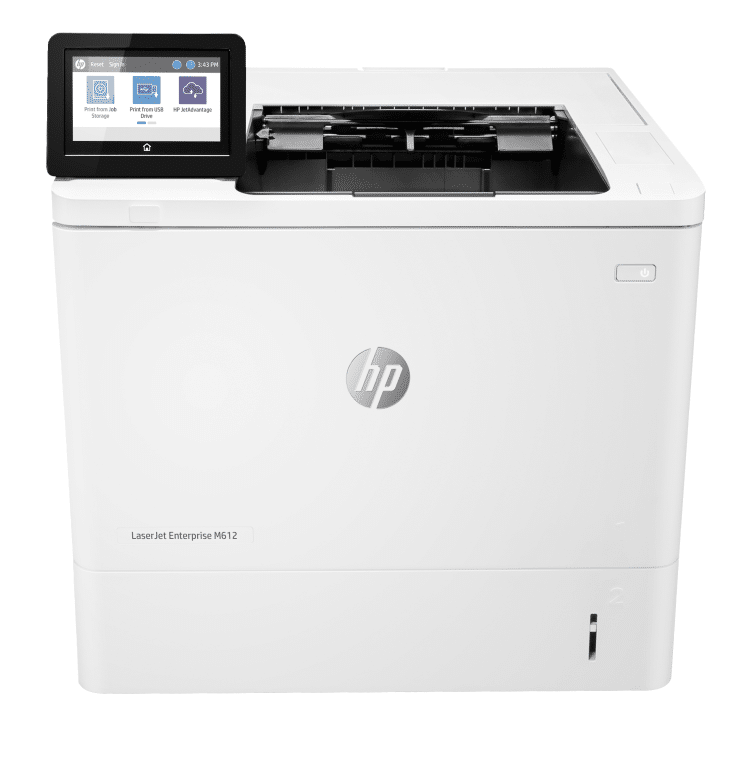 HP LaserJet Enterprise M612dn Blanco y negro Impresora, Solo Ethernet; A doble cara
