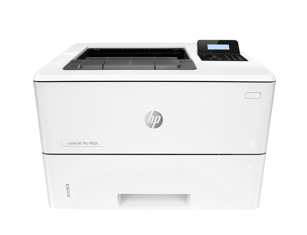 HP LaserJet Pro M501dn Blanco y negro Impresora, Solo Ethernet; A doble cara