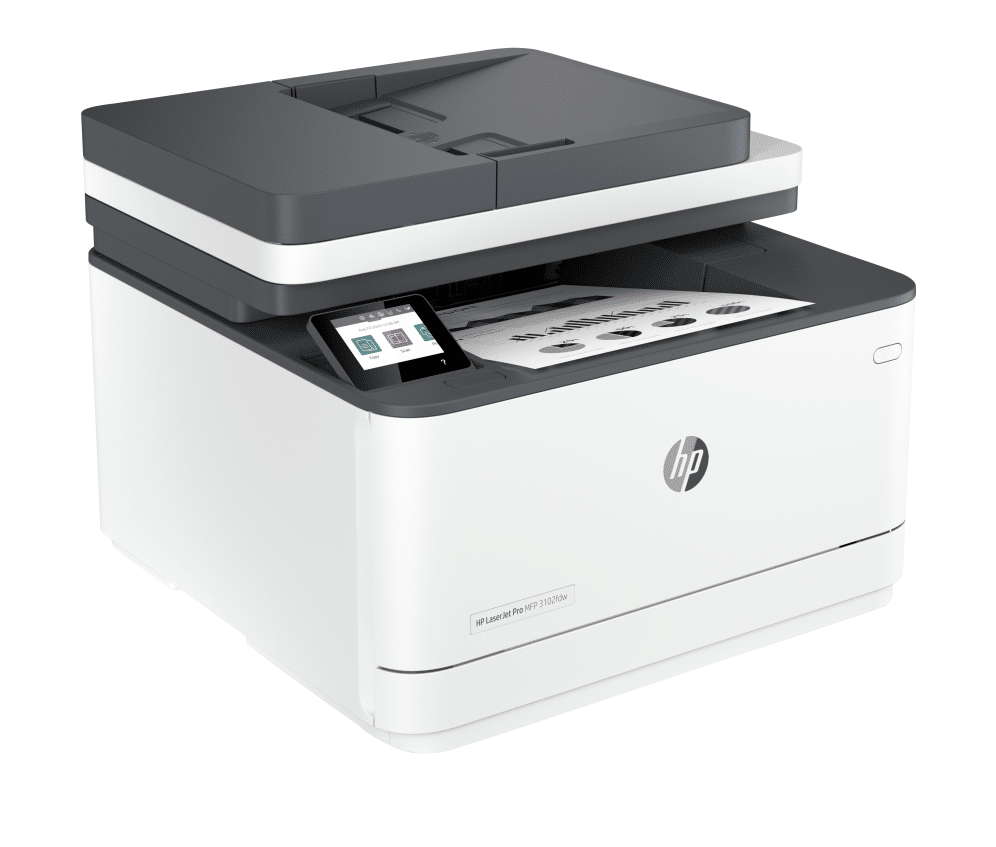 HP LaserJet Pro 3102fdw Inalámbrico Multifunction Blanco y negro Impresora, Fotocopiadora, escáner; Dúplex