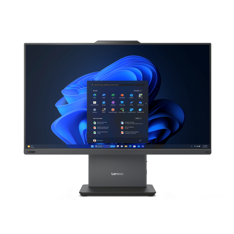 Lenovo ThinkCentre neo 50a 24 Gen 5 Intel Core 5 210H 60,5 cm (23.8") 1920 x 1080 Pixeles PC todo en uno 16 GB DDR5-SDRAM 512 GB SSD Windows 11 Pro Wi-Fi 6 (802.11ax) Gris