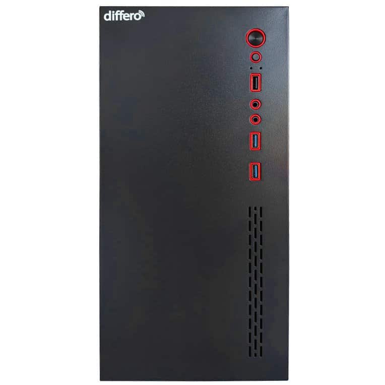 differo OR1339110 PC AMD Ryzen™ 3 DDR4-SDRAM 250 GB SSD Windows 11 Home (versión de prueba preinstalada) Escritorio Negro