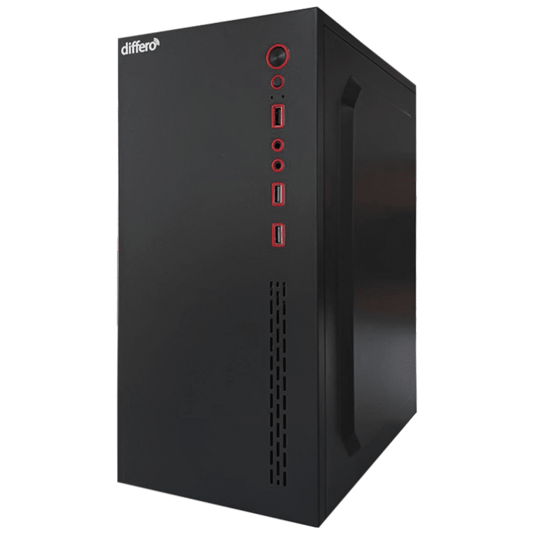 differo OR1639278 PC AMD Ryzen™ 7 DDR4-SDRAM 500 GB SSD Windows 11 Home (versión de prueba preinstalada) Escritorio Negro