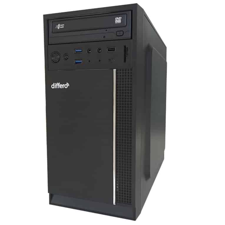 differo OR1639279 PC Intel® Core™ i5 i5-12400 DDR4-SDRAM Windows 11 Home (versión de prueba preinstalada) Midi Tower Negro