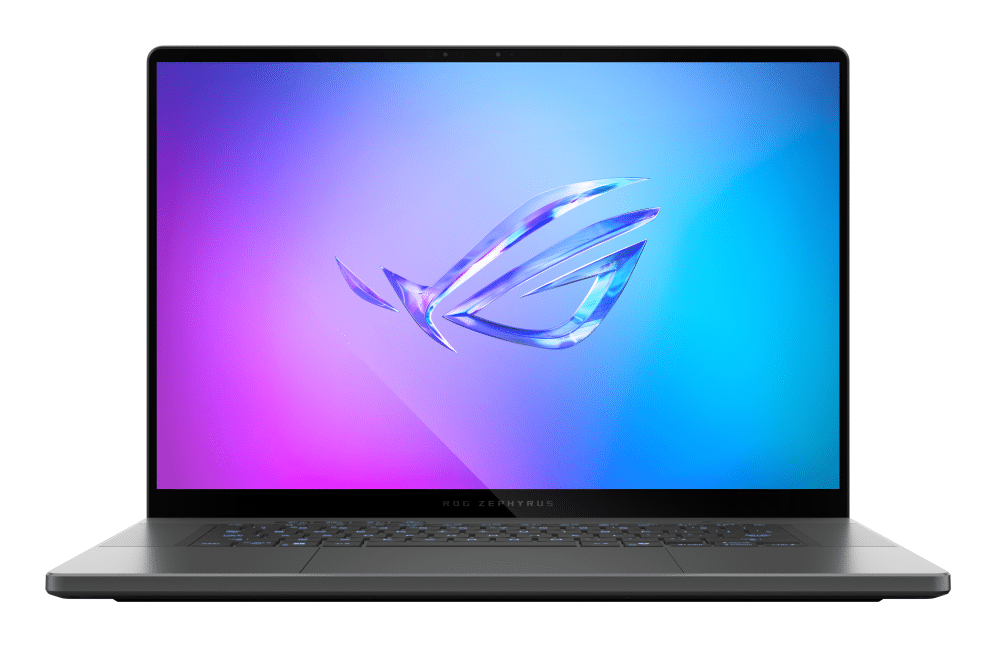 ASUS ROG Zephyrus G16 OLED GU605CM-QR003 - Ordenador Portátil Gaming de 16" WQXGA 240Hz (Core Ultra 9 285H, 32GB RAM, 1TB SSD, RTX 5060 8GB, Sin Sistema Operativo) Gris Eclipse - Teclado QWERTY español