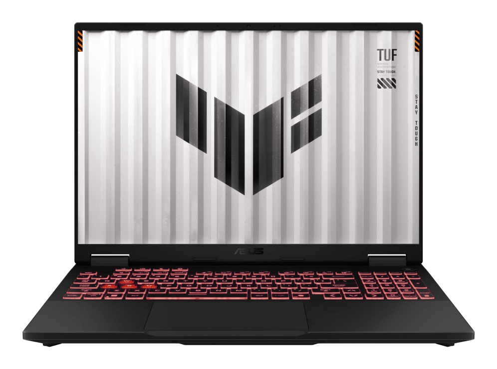 ASUS TUF Gaming A16 TUF608UM-RV041 - Ordenador Portátil Gaming de 16" WUXGA 165Hz (AMD Ryzen 7 260, 16GB RAM, 1TB SSD, NVIDIA RTX 5060 8GB, Sin Sistema Operativo) Gris Jager - Teclado QWERTY español