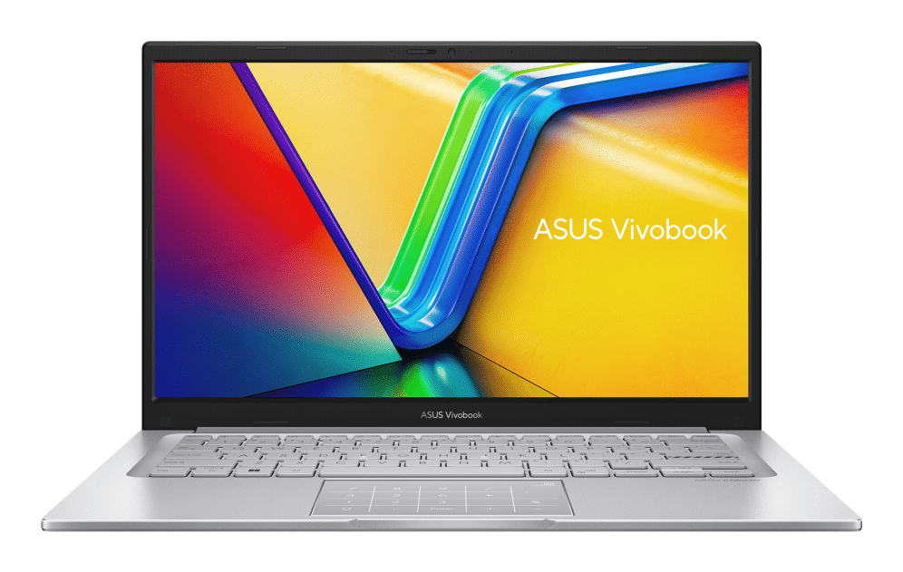 ASUS Vivobook 14 F1404VA-EB048W - Ordenador Portátil " Full HD (Intel Core i3-1315U, 8GB RAM, 512GB SSD, UHD Graphics, Windows 11 Home) Plata Fría - Teclado QWERTY español