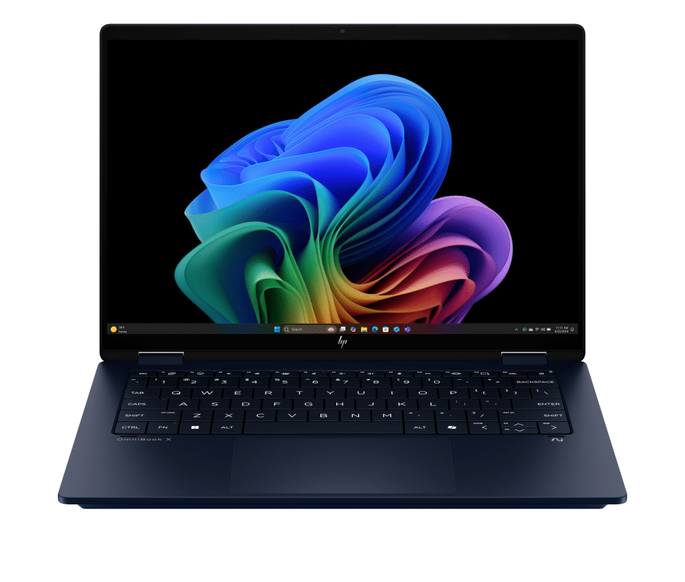 HP OmniBook X FlipNGAI 14-fm0009ns Copilot+ PC Intel Core Ultra 7 258V Híbrido (2-en-1) 35,6 cm (14") Pantalla táctil 3K 32 GB LPDDR5x-SDRAM 1 TB SSD Wi-Fi 7 (802.11be) Windows 11 Home Azul