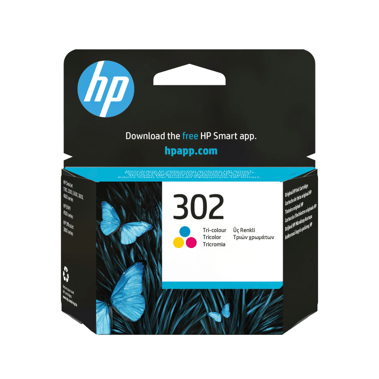 HP Cartucho de tinta original 302 tricolor