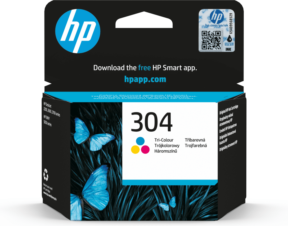 HP Cartucho de tinta Original 304 tricolor