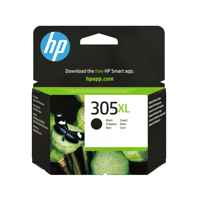HP Cartucho de tinta Original 305XL de alta capacidad negro