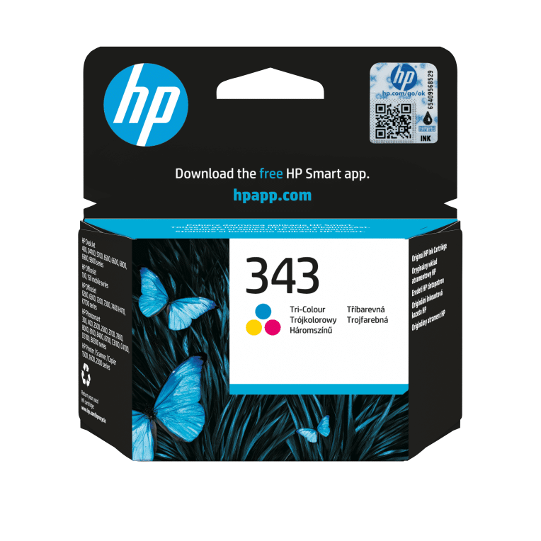 HP Cartucho de tinta original 343 Tri-color