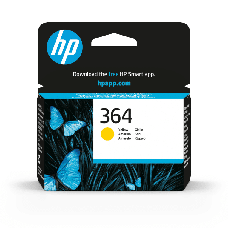 HP Cartucho de tinta original 364 amarillo