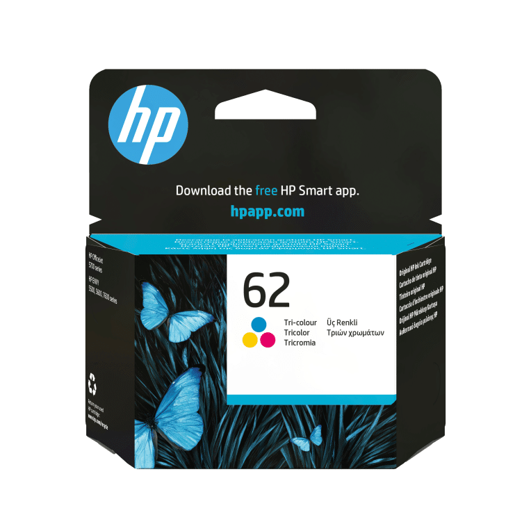 HP Cartucho de tinta original 62 tricolor