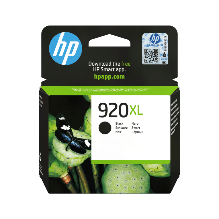 HP Cartucho de tinta original 920XL de alta capacidad negro