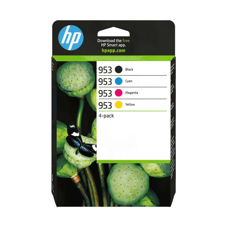 HP Paquete de 4 cartuchos de tinta Original 953 negro/cian/magenta/amarillo