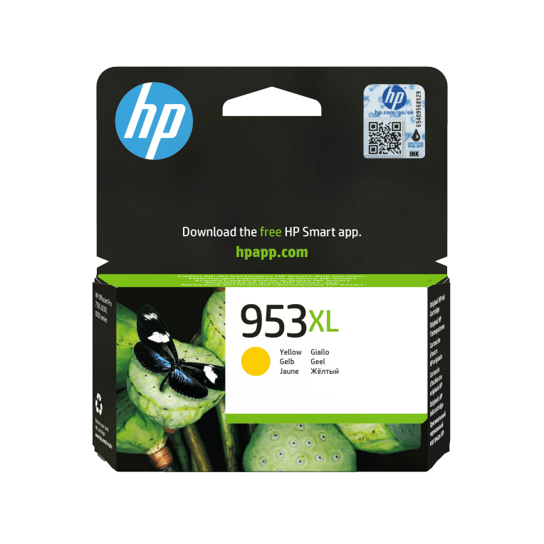 HP Cartucho de tinta Original 953XL de alto rendimiento amarillo