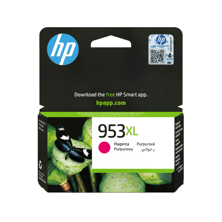 HP Cartucho de tinta Original 953XL de alto rendimiento magenta