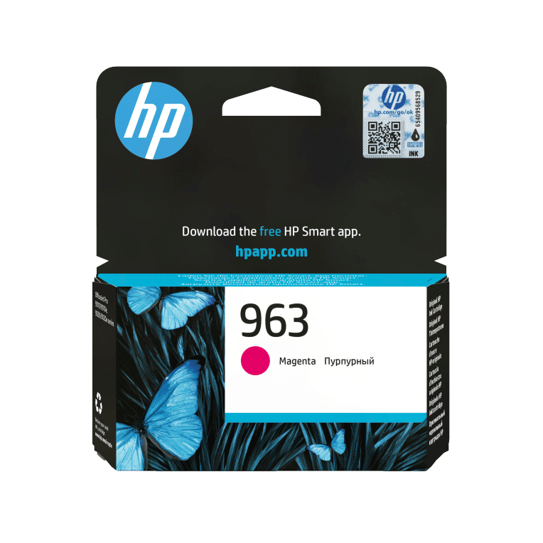 HP Cartucho de tinta Original 963 magenta