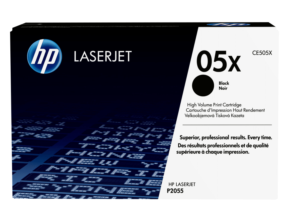 HP Cartucho de tóner original LaserJet 05X de alta capacidad negro