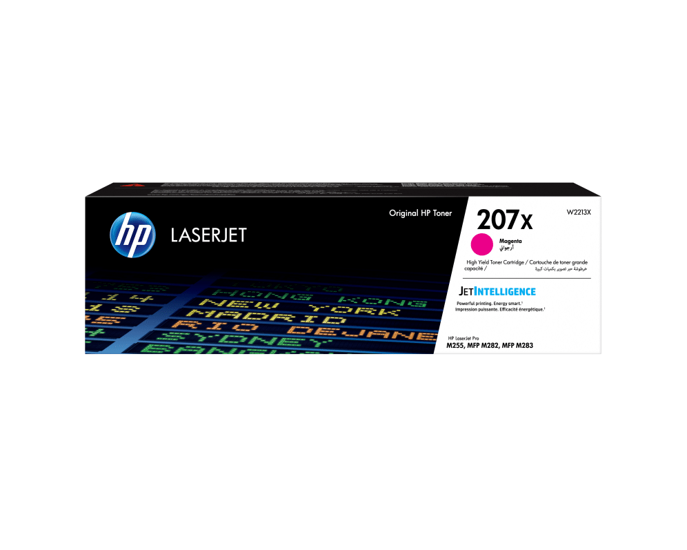 HP Cartucho de tóner Original 207X LaserJet magenta de alta capacidad