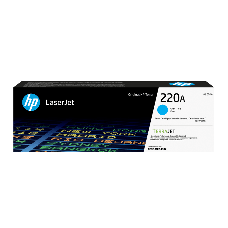 HP Cartucho de tóner Original LaserJet 220A cian