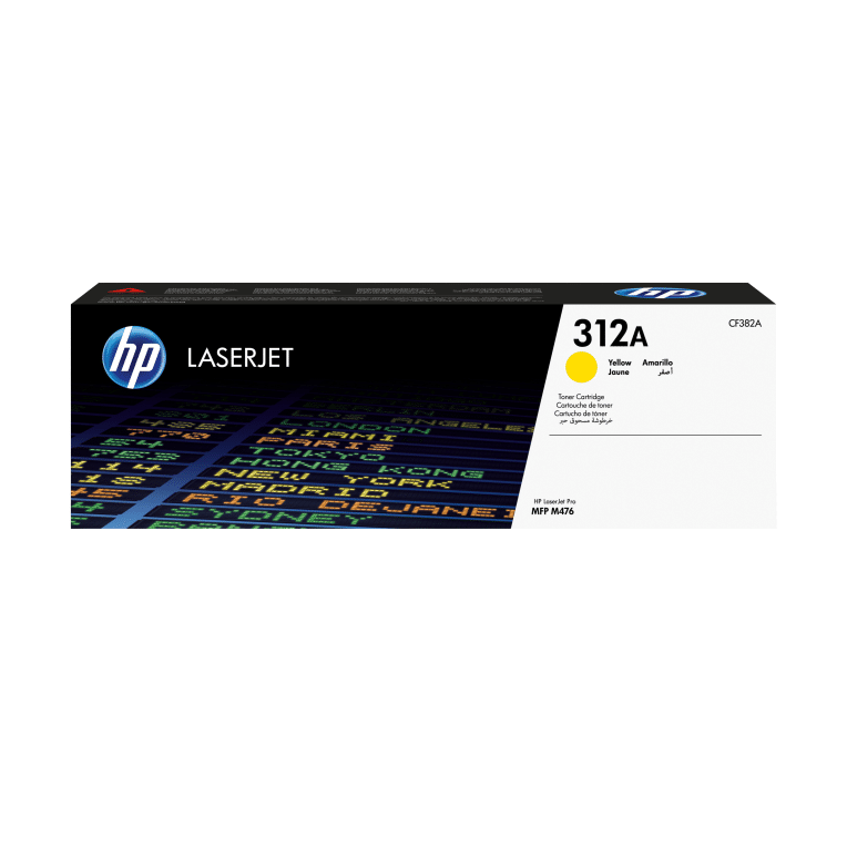 HP Cartucho de tóner 312A amarillo para LaserJet