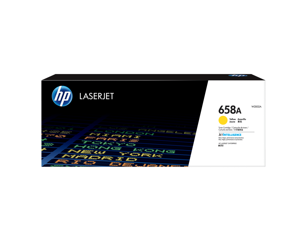 HP Cartucho de tóner Original LaserJet 658A amarillo