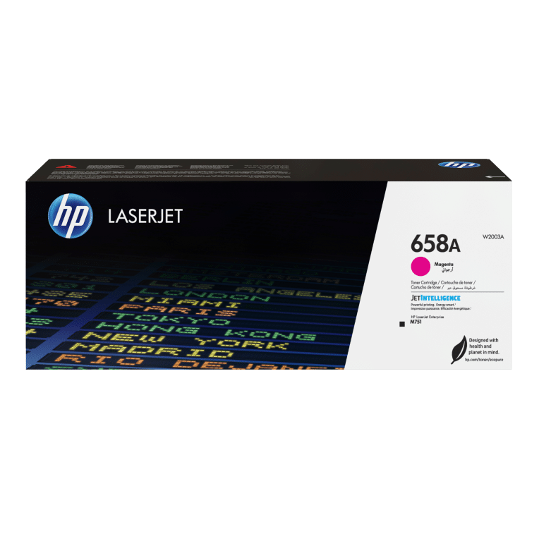 HP Cartucho de tóner Original LaserJet 658A magenta