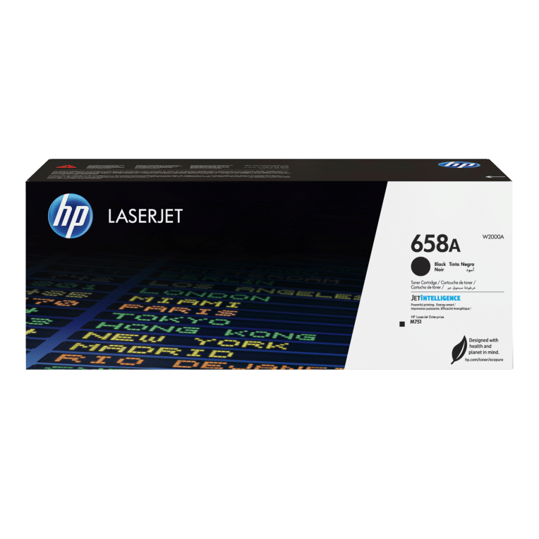HP Cartucho de tóner Original LaserJet 658A negro