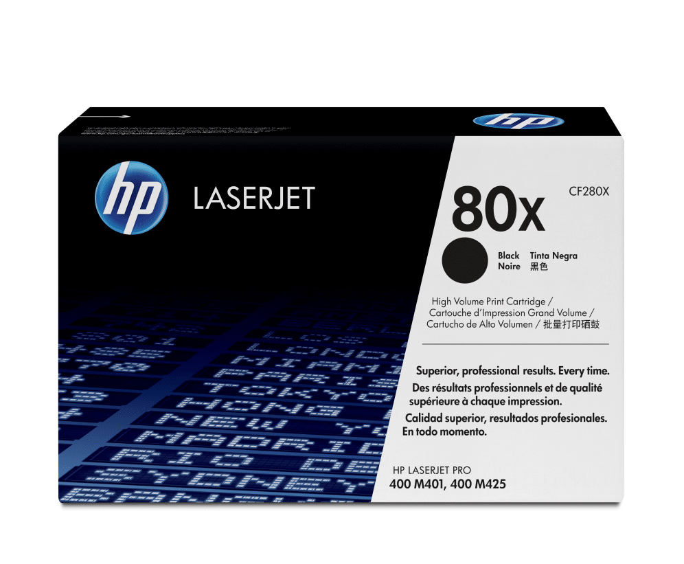 HP Cartucho de tóner original LaserJet 80X de alta capacidad negro