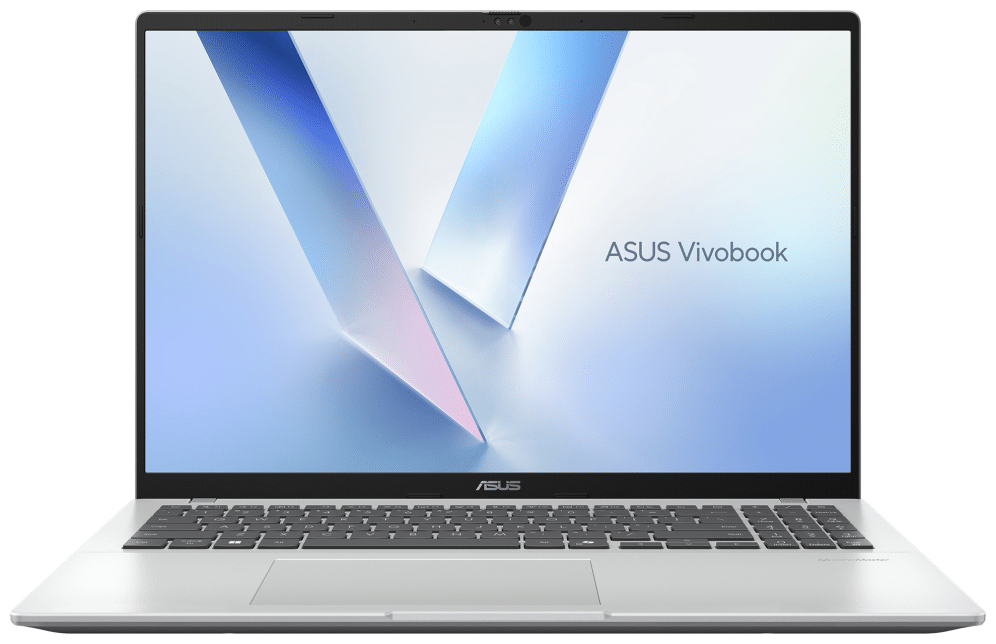 ASUS Vivobook 16 X1607CA-MB076 Copilot+ PC - Ordenador Portátil " WUXGA (Intel Core Ultra 7 255H, 32GB RAM, 1TB SSD, Arc 140T, Sin Sistema Operativo) Plata Fría - Teclado QWERTY español