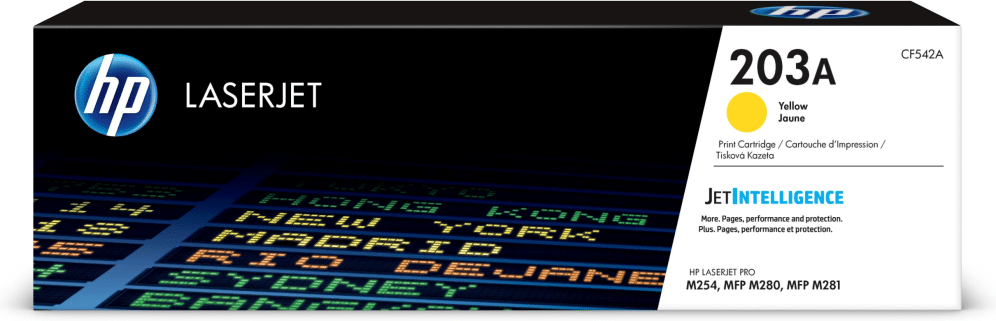 HP Cartucho de tóner Original LaserJet 203A amarillo