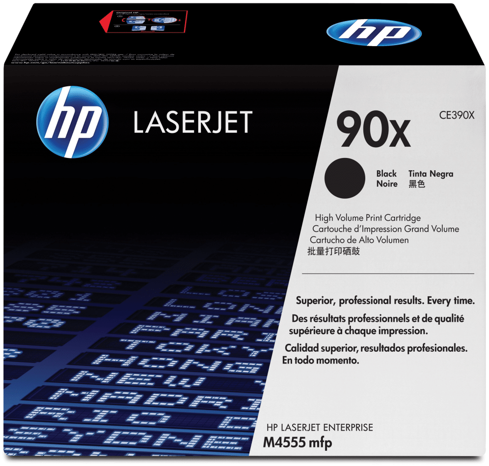 HP Cartucho de tóner original LaserJet 90X de alta capacidad negro