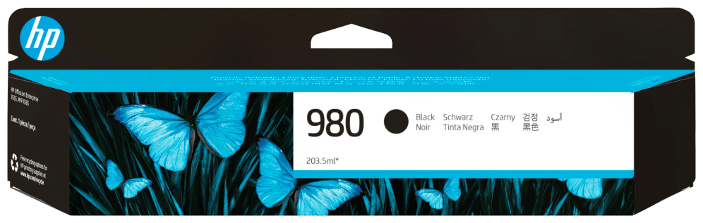 HP Cartucho de tinta original 980 negro