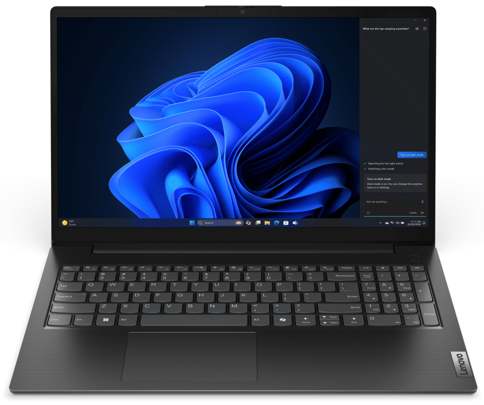 Lenovo V15 G5 IRL Intel® Core™ i5 i5-13420H Portátil 39,6 cm (15.6") Full HD 32 GB DDR5-SDRAM 512 GB SSD Wi-Fi 6 (802.11ax) Windows 11 Home Español Negro