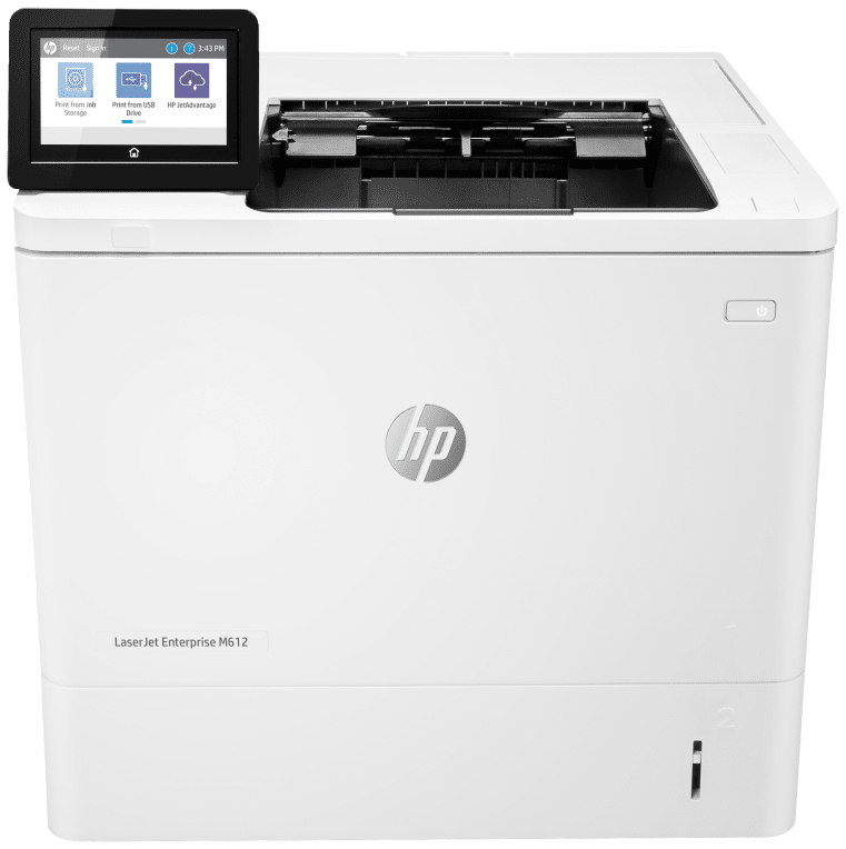 HP LaserJet Enterprise M612dn Blanco y negro Impresora, Solo Ethernet; A doble cara