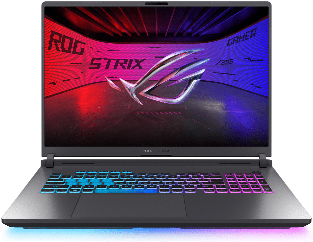 ASUS ROG Strix G18 G815JMR-S8051 - Ordenador Portátil Gaming de 18" WUXGA 144Hz (Intel Core i7-14650HX, 32GB RAM, 1TB SSD, NVIDIA RTX 5060 8GB, Sin Sistema Operativo) Gris Eclipse - Teclado QWERTY español