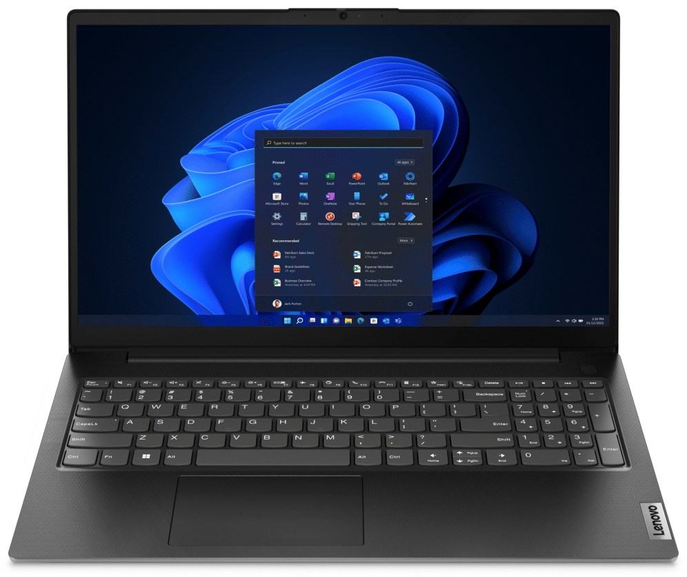 Lenovo V15 G4 AMN AMD Ryzen™ 5 7520U Portátil 39,6 cm (15.6") Full HD 16 GB LPDDR5-SDRAM 512 GB SSD Wi-Fi 6 (802.11ax) Español Negro