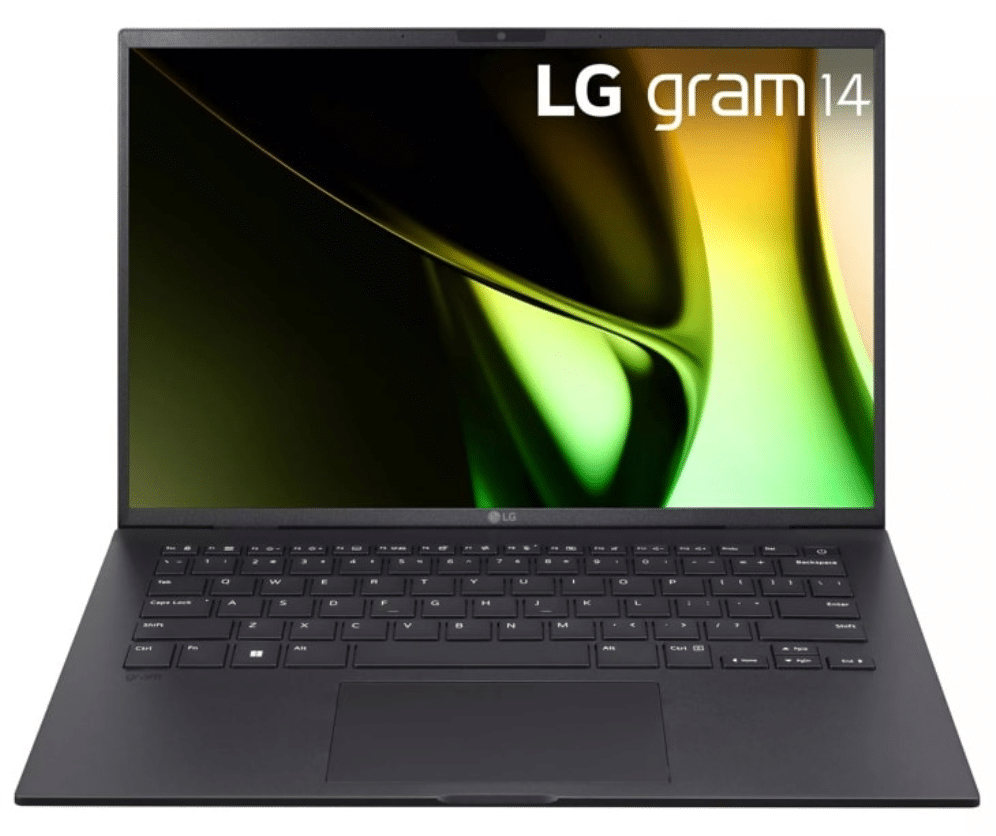 LG Gram 14" Intel Core Ultra 5 115U Portátil 35,6 cm (14") WUXGA 16 GB LPDDR5x-SDRAM 512 GB SSD Wi-Fi 6E (802.11ax) Windows 11 Home Negro