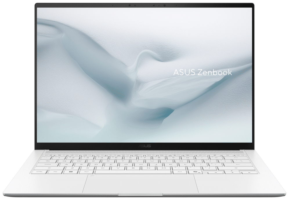 ASUS Zenbook S14 OLED UX5406AA-SU337W Copilot+ PC Copilot+ PC - Portátil 14" WQXGA+ 120Hz (Core Ultra 9 386H, 16GB RAM, 512GB SSD, Graphics, Win 11 Home) Blanco Escandinavo - Tec. QWERTY Esp