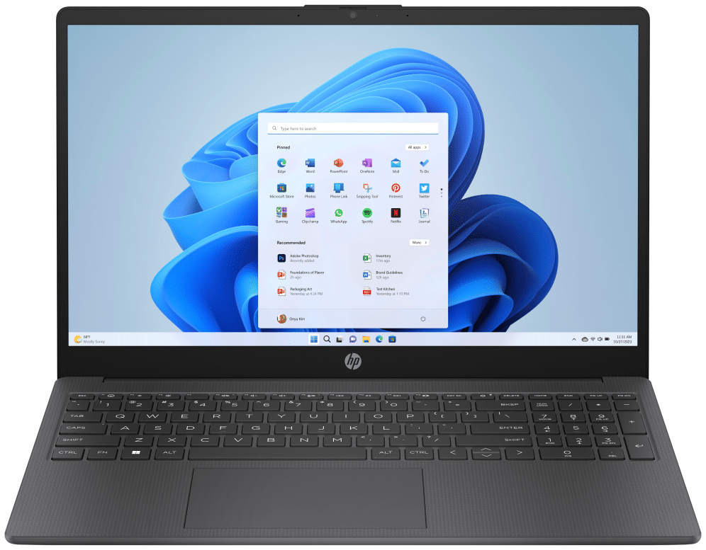 HP 15-fd1002nsx Intel® Core™ i7 150U Portátil 39,6 cm (15.6") Full HD 16 GB DDR4-SDRAM 512 GB SSD Wi-Fi 6 (802.11ax) Windows 11 Home Plata