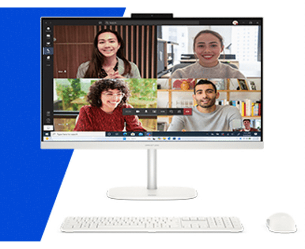 HP OmniStudio All-in-One Desktop 27-cu0030ns PC Intel Core 7 240H 68,6 cm (27") 1920 x 1080 Pixeles 24 GB DDR5-SDRAM 1 TB SSD FreeDOS Wi-Fi 6 (802.11ax) Blanco