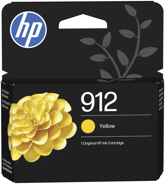 HP Cartucho de tinta Original 912 amarillo