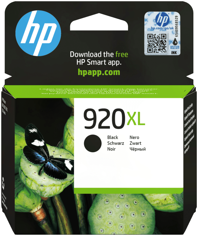 HP Cartucho de tinta original 920XL de alta capacidad negro