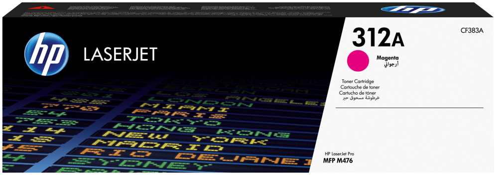 HP Cartucho de tóner 312A magenta para LaserJet