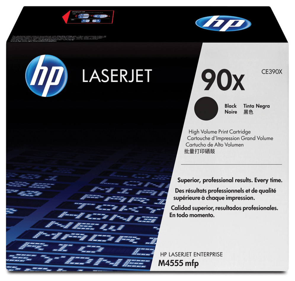 HP Cartucho de tóner original LaserJet 90X de alta capacidad negro